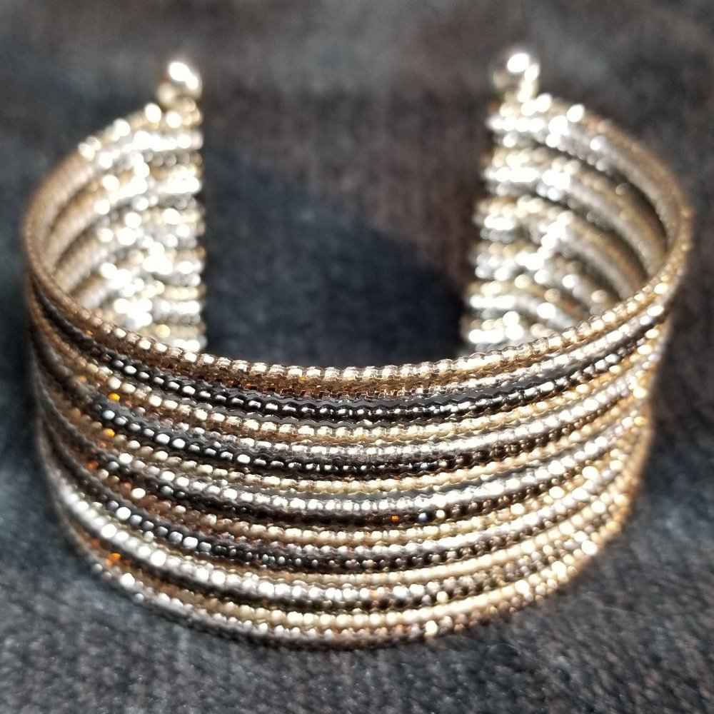 NEW Premier Designs Tri Colored Cuff Bracelet